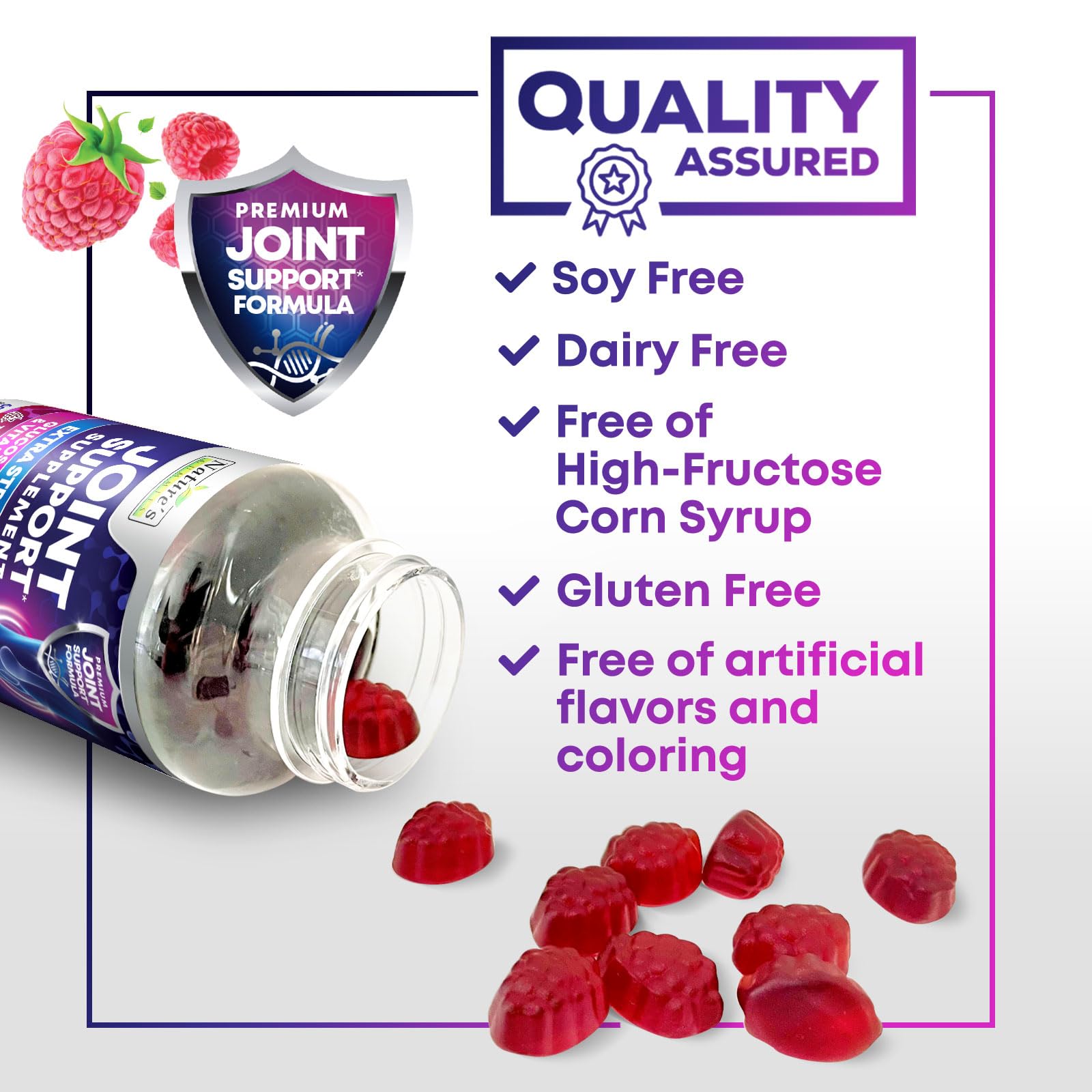 Nature's Gummies – Sans pilules, routine journalière agréable.