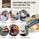 Ingrédients naturels Nature’s Jeannie Gargle Away : sel himalayen, miel, curcuma, gingembre.