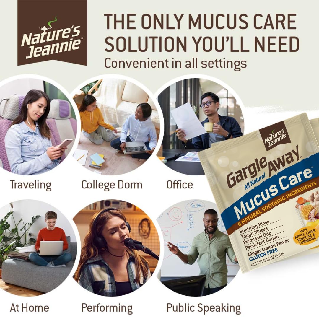 Nature's Jeannie Gargle Away pratique pour le voyage et les déplacements