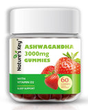 Gommes Nature's Key Ashwagandha, boîte 60, dosage pratique au quotidien.