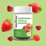 Flacon Nature's Key Ashwagandha Gummies 120 gommes pratique