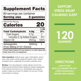 Vitamine D2 intégrée Nature's Key Ashwagandha Gummies soutien humeur