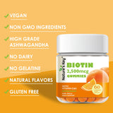 Texture moelleuse des gommes Biotine Nature's Key