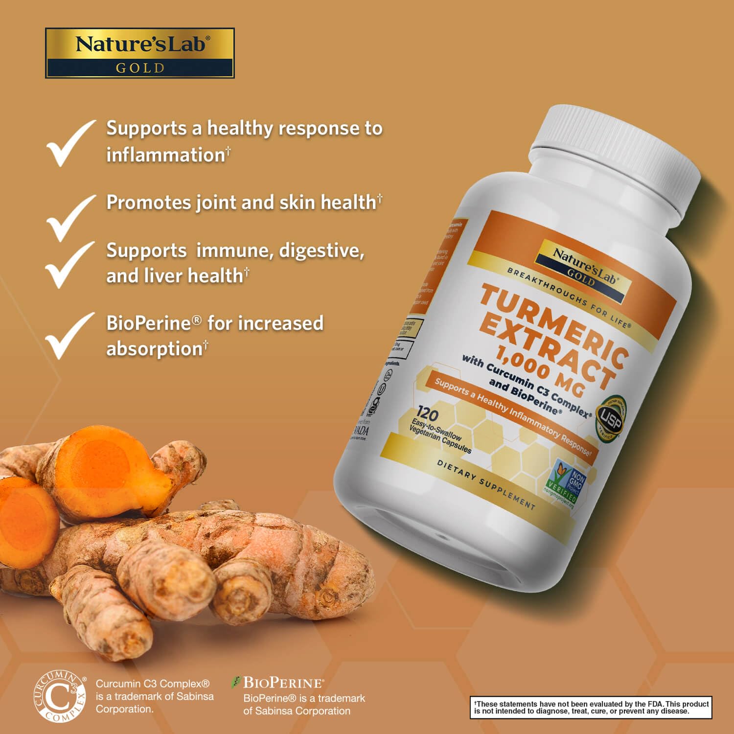 Nature's Lab BioPerine 5 mg améliore l'absorption des nutriments