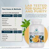 Nature's Lab Fer Absorption Elevée Vitamine C — aide potentielle à l'apport quotidien.