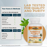 Nature's Lab Flacon Turmeric prêt à l'emploi pour usage quotidien