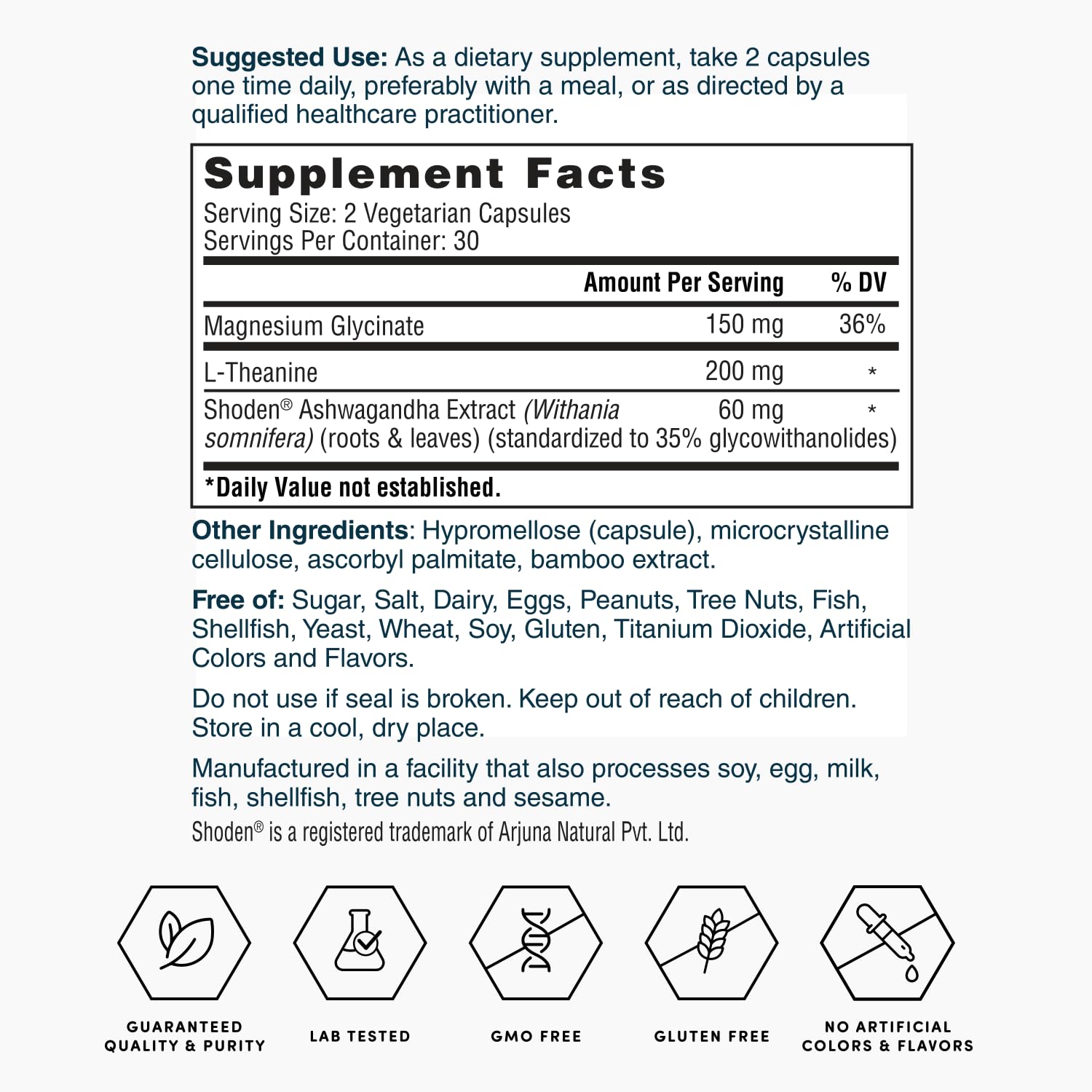 Magnésium glycinate Nature's Lab Gold pour soutien musculaire et relaxation.