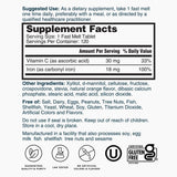 Nature's Lab Tablettes Fer CGMP — qualité de fabrication et ingrédients purs.