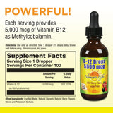 Nature's Life B-12 Drops: gouttes faciles à verser, absorption potentielle