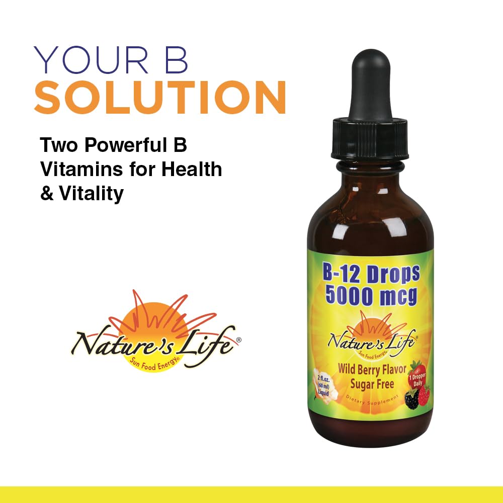 Nature's Life Biotine 2500mcg - emballage pratique et informations nutritionnelles.