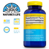 Nature's Life Acide Malique 800 mg — bouteille de 250 comprimés, pratique au quotidien.