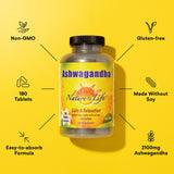 Nature's Life Ashwagandha, certification BPF et fabrication soignée.