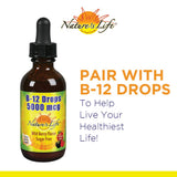 Nature's Life D3 emballage: flacon compact et étiquette informative