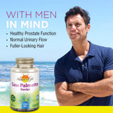 Nature's Life Palmetto – étiquette montrant la formule non-OGM et FreshCare.