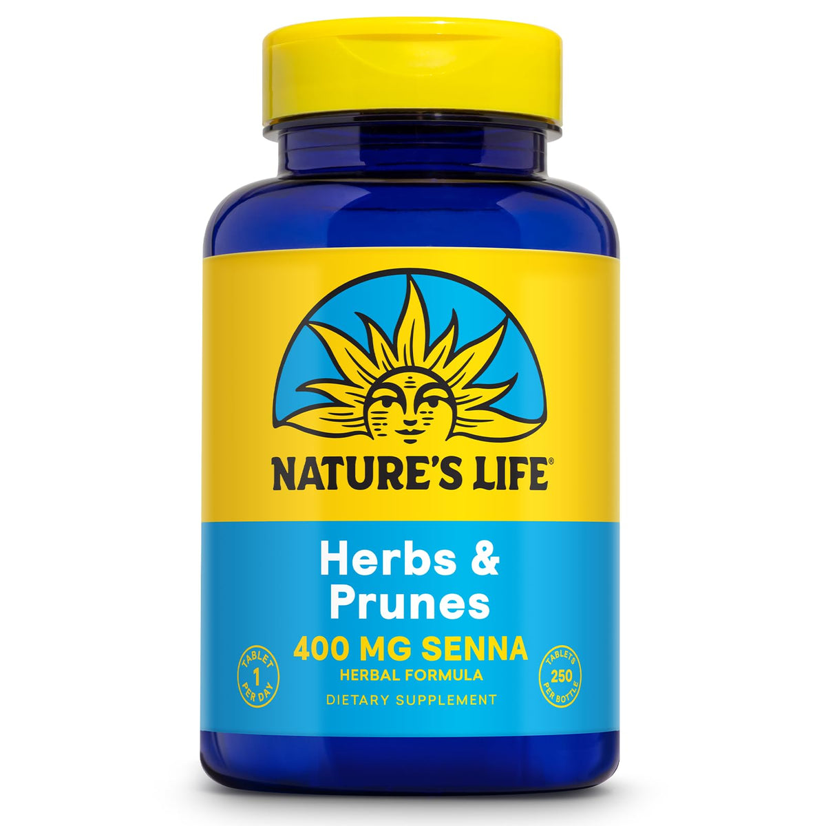 Nature's Life Herbs & Prunes – bouteille prête pour le quotidien