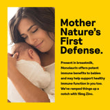 Nature's Life Monolaurin Plus Zinc – Tableau des ingrédients et transparence.