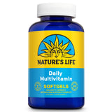 Nature's Life: bouteille de multivitamines avec gélules molles faciles à avaler pour l'énergie quotidienne.