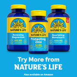 Nature's Life Protecting Zinc 50 mg – liste des ingrédients, zinc et cuivre pour équilibre potentiel.