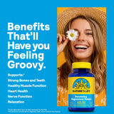 Nature's Life Renewing Magnesium Malate 400 mg — étiquette claire facilitant le dosage et le choix.