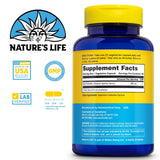 Nature's Life Saw Palmetto pour hommes – capsules 580 mg, prise pratique.