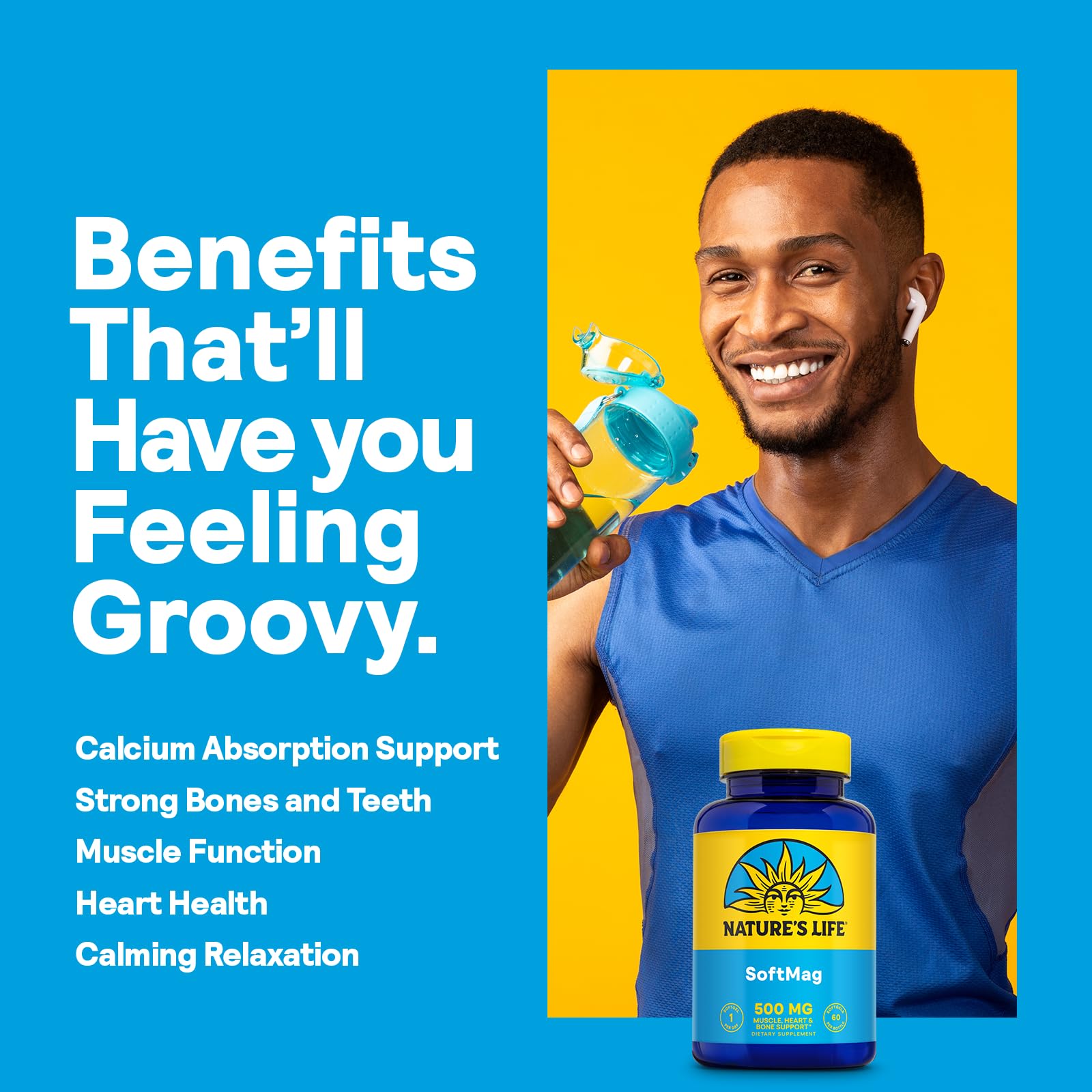 Nature's Life SoftMag – étiquette 500 mg, guide pratique du dosage.