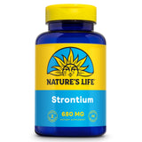 Nature's Life Strontium Citrate 680 mg — bouteille visible, soutien potentiel des os