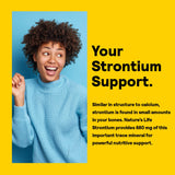 Tablettes Nature's Life Strontium Citrate 680 mg — dosage et prise simple