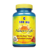 Nature's Life Vitamine C 500 mg, gélules — soutien naturel de l'énergie et de la peau