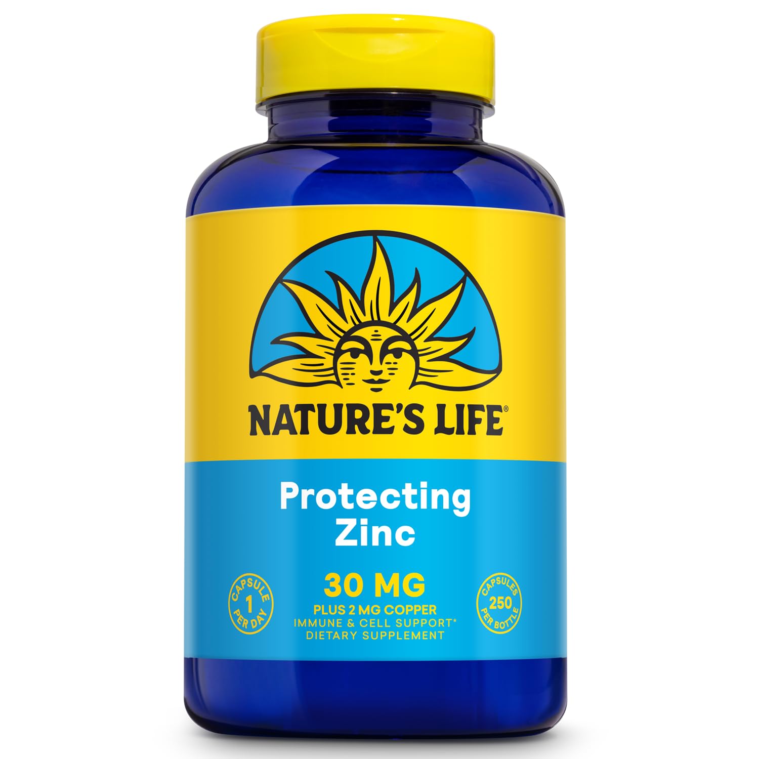 Nature's Life Zinc Picolinate Bouteille: soutien quotidien et absorption optimisée.