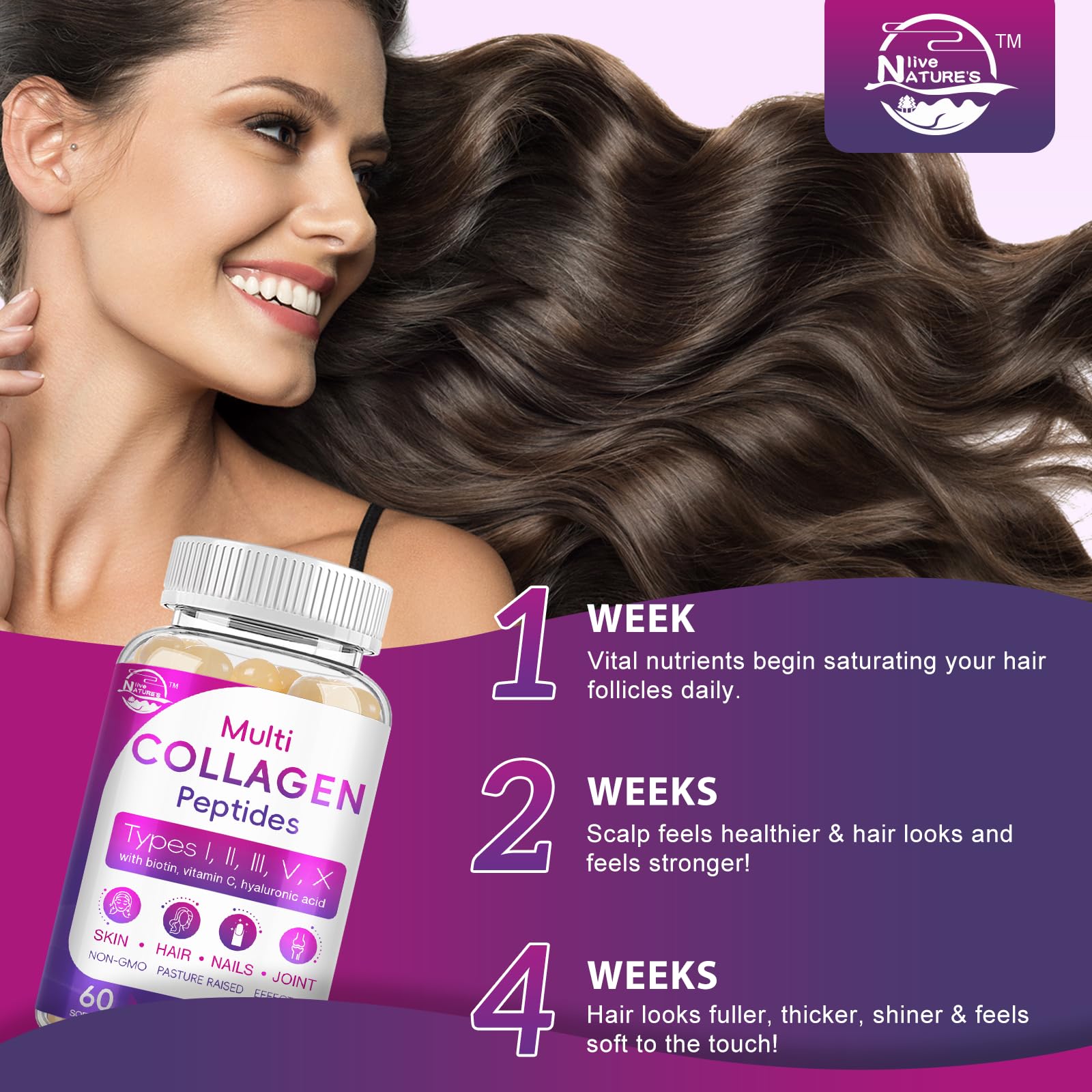 Nature's live sans-ogm, sans lactose, gluten et noix, option pratique