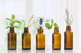 Nature's Note encens et myrrhe, gouttes sur le flacon ambré, diffusion facilitée