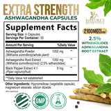 Bouteille Nature's Nutrition Ashwagandha prête à l’emploi dans votre routine.