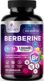 Nature's Nutrition Berberine HCL, bouteille montrant le flacon et le contenu