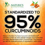 Nature's Nutrition BioPerine extrait poivre noir pour meilleure absorption