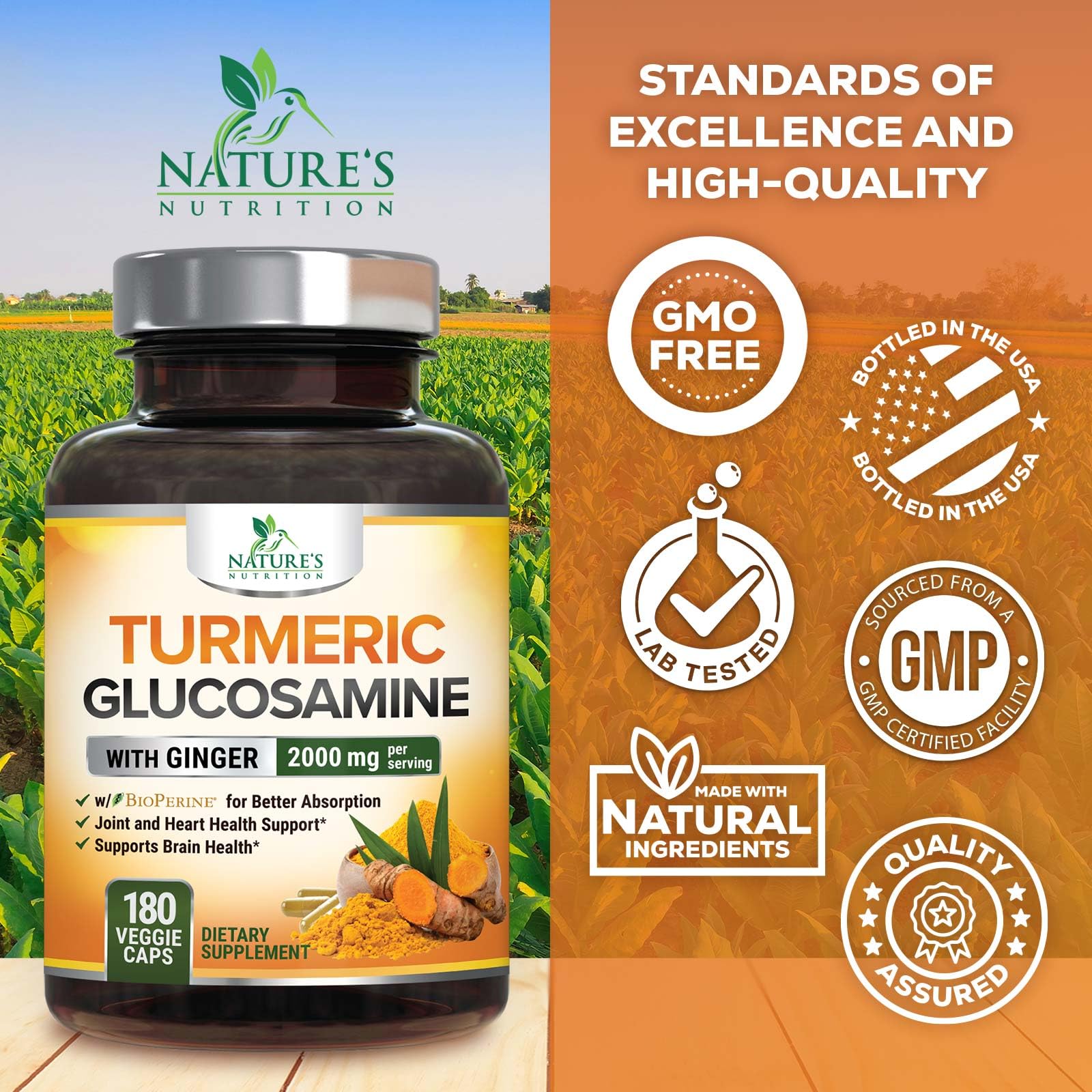 BioPerine et poivre noir pour une absorption améliorée.