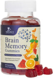 Nature's Nutrition – bouteille gommes cerveau, potentiel soutien mémoire et concentration.