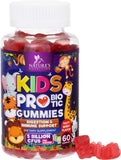 Nature's Nutrition Probiotiques Enfants: bouteille 5 milliards CFU pour le soutien digestif quotidien.