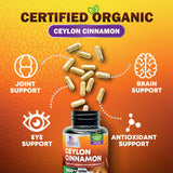 Nature's Nutrition Cannelle de Ceylan - Packaging fabriqué aux États‑Unis