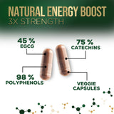 Nature's Nutrition : capsules thé vert 1000 mg utilisées au quotidien.