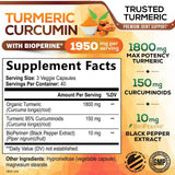 Capsules Nature's Nutrition curcuminoïdes 95% pour mobilité et confort