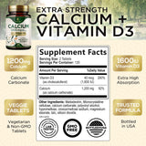 Nature's Nutrition comprimés calcium-d3 faciles à avaler, absorption potentiellement améliorée.