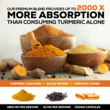 Nature's Nutrition Curcuma Biologique - Racine biologique en arrière-plan.