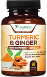 Nature's Nutrition curcuma curcuminoïdes en bouteille 1950mg, prêt à l'emploi