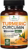 Nature's Nutrition curcuma curcuminoïdes, flacon de 60 capsules, soutien articulaire naturel