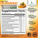Nature's Nutrition curcuma-poivre-noir avec BioPerine pour absorption améliorée.