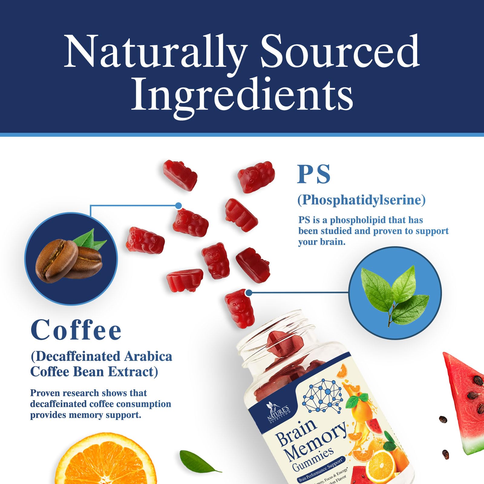 Étiquette de qualité cgmp de Nature's Nutrition pour la traçabilité.