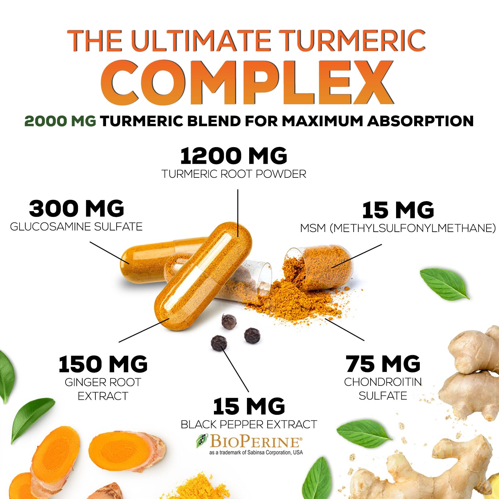 Nature's Nutrition Gingembre Glucosamine – capsules, mobilité quotidienne possible