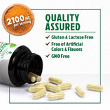 Emballage Nature's Nutrition Glucosamine-Chondroïtine-MSM attestant de la qualité