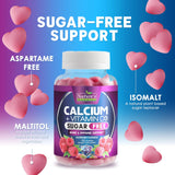 Vitamine D3 et calcium dans Nature's Nutrition pour absorption potentielle.