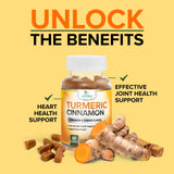 Gomme curcuma sans gluten Nature's Nutrition, douceur quotidienne.